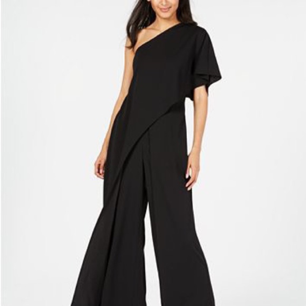 Adrianna Papell One Shoulder Jumpsuit!